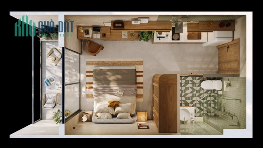 ĐỘC BÁN Studio - Chỉ từ 1,2 TỶ  là sở hữu căn hộ biển Flexhome tại Libera Nha Trang, Linh hoạt ở và