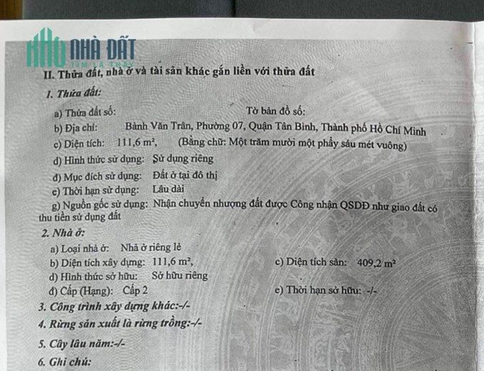 Bán nhà mặt tiền khủng ( 8,6 x 18 ) đường Bành Văn Trân p7 Tân Bình giá tốt 