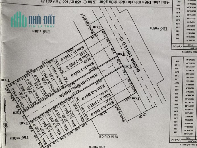 Giá rẻ  bán đất mặt tiền Tỉnh Lộ 15 Củ Chi 4495m2 ( 42 x 105 ) nhỉnh 6tr/m2 