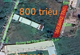 Bán rẻ thu hồi vốn đất thuộc Thành Phố Tân An hạ giá 800 Triệu