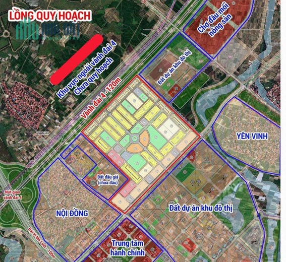 Bán quỹ căn biệt thự, liền kề giá tốt nhất Dự án HUD Mê Linh