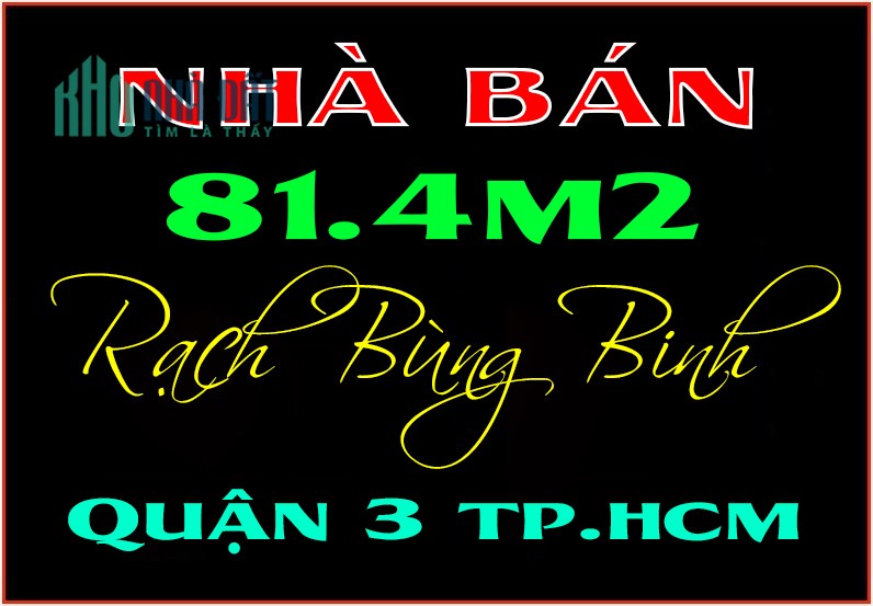 Hạ giá nhà phố 5.8 x 13m Rạch Bùng Binh trung tâm Quận 3 thành phố Sài Gòn