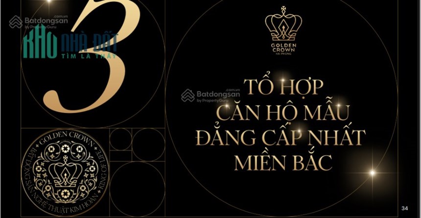 Sở hữu căn hộ đẳng cấp bậc nhất Hải Phòng - Golden Crown chỉ từ 67tr/m2