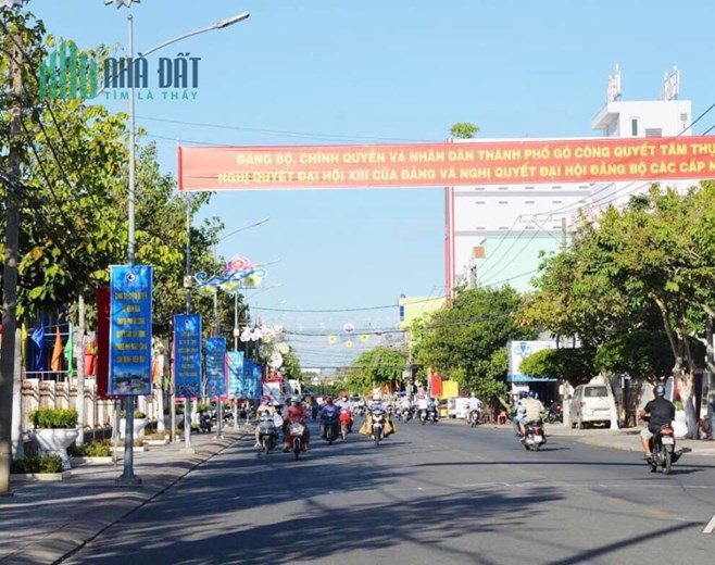 Bán 377m2 mặt tiền đường Từ Dũ,phường Long Hưng,TP.Gò Công,Tiền Giang