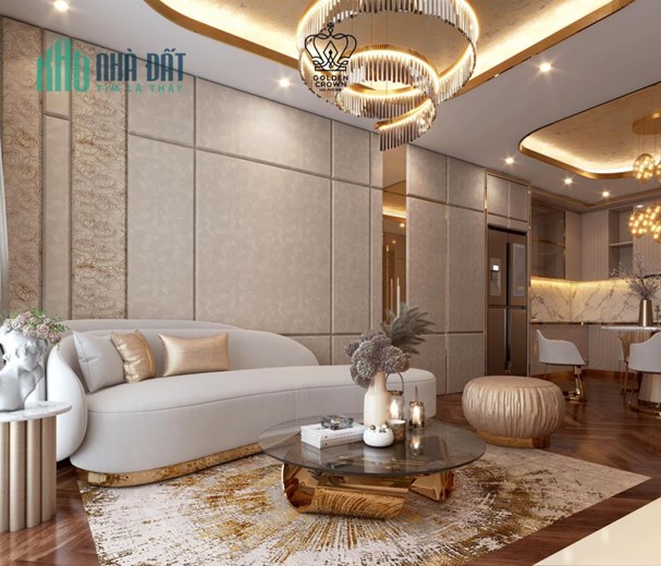 Sống trong tác phẩm nghệ thuật - Khám phá căn hộ 2PN tại Golden Crown Hải Phòng