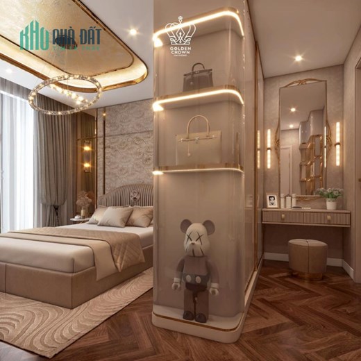 Sống trong tác phẩm nghệ thuật - Khám phá căn hộ 2PN tại Golden Crown Hải Phòng