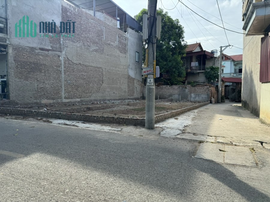 Bán đất Quang Minh, Mê Linh, HN, 2 mặt tiền, View đồng, DT 60m, giá 2,1 tỷ.