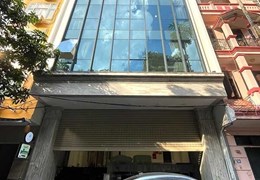 Cho Thuê Tòa Văn Phòng 8 Tầng Phố Trần Duy Hưng. DT 105m2, Mt 9.3m. Giá 140tr/th