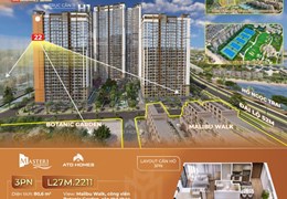 BẤN GẤP CĂN HỘ MASTERI 3PN TÒA (H1) 4 tỷ 930 triệu đa tốn gia lâm hà nội