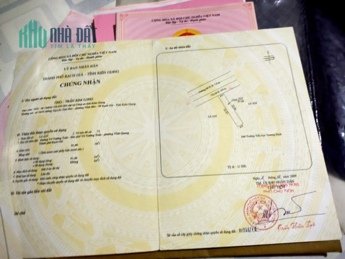 Bán Rẻ 2 Nền Đất Full Thổ Cư Mặt Tiền Đường Võ Trường Toản - Tp Rạch Giá , Giá Tốt