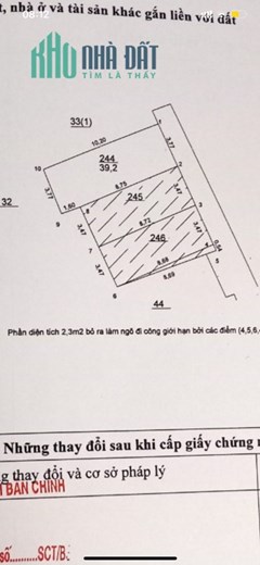 Bán nhà  ngõ 514 Phố Trần Cung,Cổ Nhuế 1,Bắc Từ Niêm 40 m2,mặt tiền 3.75m x 5 t giá 6.6 tỷ