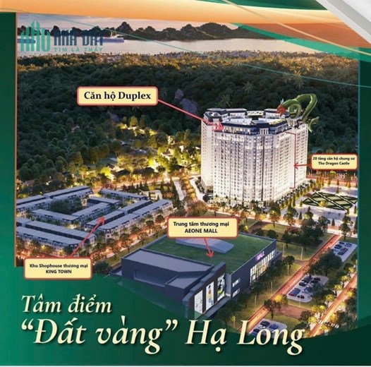 Quỹ căn Duplex 3PN tầng 22 tại Dragon Castle Hạ Long giá chỉ từ 3,580 tỷ