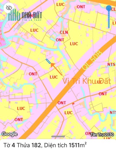 Bán gấp lô đất lúa hai mặt tiền xã Đức Tân giá 900 triệu