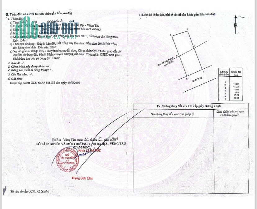 Chính Chủ Cần Bán Nhanh Lô Đất Mặt Tiền QL55 Khu Trung Tâm Đông Đúc , Giá Cực Tốt