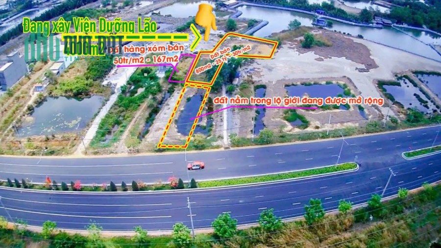 Bán lỗ đất khu Rừng Sác mặt tiền 30m. Ngay cao tốc. Giá giảm hơn 30% so với thị trường.
