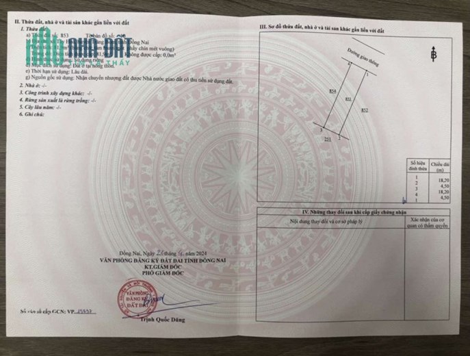 Chính Chủ Cần Bán Đất Thổ Cư Mặt Tiền Đường Nhựa Tây Hoà , Giá Cực Tốt