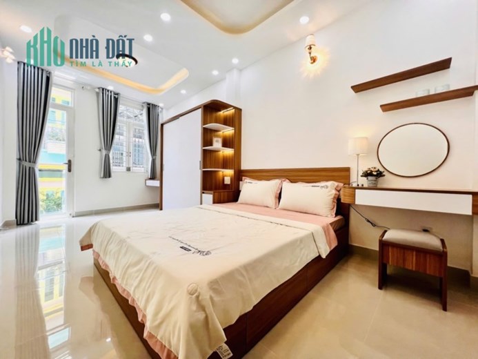 Nhà mới 100% Bùi Hữu Nghĩa - Ngắm pháo hoa không bon chen - 3 lầu 3PN 4WC - 5xx tỷ