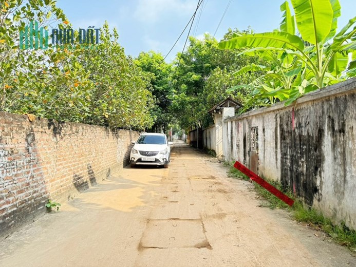 Bán 134m đất thôn Tây Xá, Hoàng Kim, Mê Linh, Hà Nội, đường thông, oto tránh, giá 2,15 tỷ.