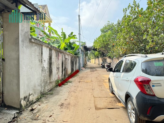 Bán 134m đất thôn Tây Xá, Hoàng Kim, Mê Linh, Hà Nội, đường thông, oto tránh, giá 2,15 tỷ.