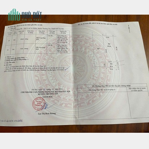 BÁN ĐẤT KHU VỰC HỒNG VÂN, THƯỜNG TÍN, tặng nhà 2 tầng, giá chỉ 2x/m