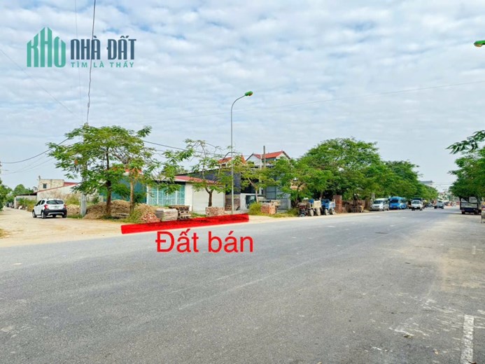 Bán đất Quang Minh, Mê Linh, HN. Lô góc, đường rộng 24m, có vỉa hè. DT 5 x 20. Giá 8,9 tỷ.