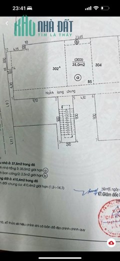 Căn góc Tập Thể Phố Cổ, 40m, thoáng đẹp, 4 tỷ.