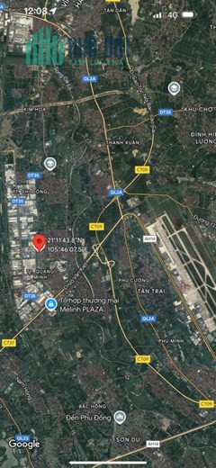 Bán đất dịch vụ tổ 5, TT Quang Minh, Mê Linh, HN. Mặt tiền kinh doanh, DT 94m, giá 5,67 tỷ.