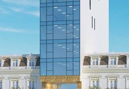 Bán Tòa Văn Phòng 9 Tầng Mặt Phố Kim Giang. DT 160m2, MT 6.6m nở hậu, Giá 75 TỶ