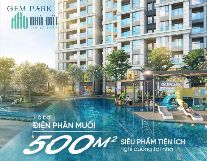 Chỉ từ 39 triệu/m sở hữu căn hộ cao cấp chuẩn Hàn tại Gem Park - Hải Phòng. Cam kết cho thuê