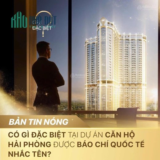 Giá cực chất tại Golden Crown Hải Phòng - Bán căn hộ 2PN 2WC chỉ từ 3,7 tỷ (TTS 95%) - DT 62,5 m2