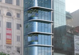 Bán toà văn phòng 9 tầng lô góc 3 mặt thoáng, mặt tiền 6.3m, đường Hoàng Quốc Việt giá 50 tỷ