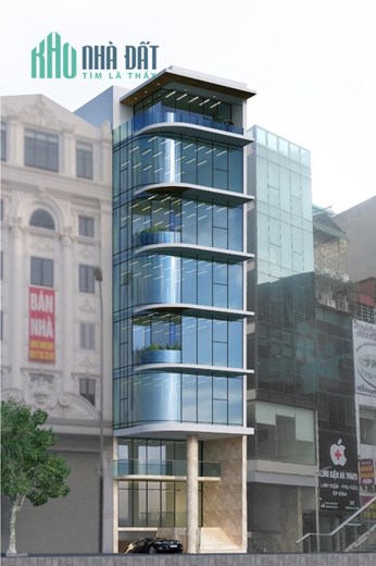 Bán toà văn phòng 9 tầng lô góc 3 mặt thoáng, mặt tiền 6.3m, đường Hoàng Quốc Việt giá 50 tỷ