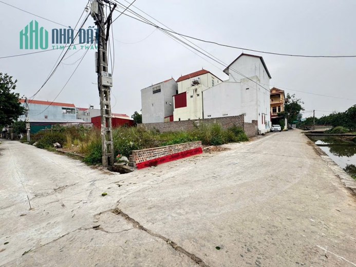 Bán 70m đất lô góc, 2 mặt thoáng thôn Ấp 1, Tiền Phong, Mê Linh, HN. Giá 3,58 tỷ.