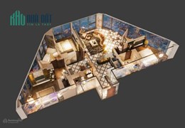 Siêu VVIP căn hộ 3,5PN - Quỹ ngoại giao 1 căn/sàn Golden Crown Hải Phòng - 131,1m2, giá tốt Hot!