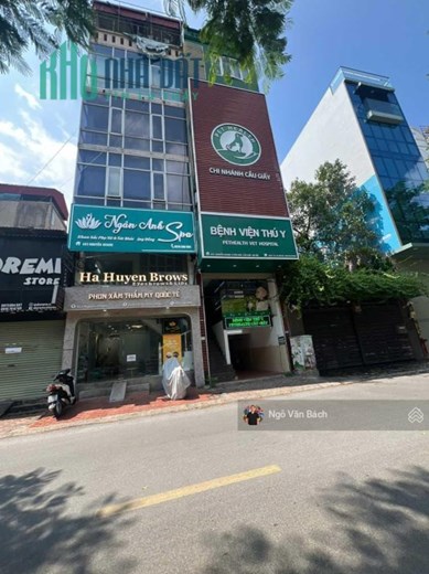 Bán gấp tòa Building mặt phố Nguyễn Khang, dòng tiền 1.8 tỷ/năm, thông sàn, vỉa hè rộng, PCCC đầy