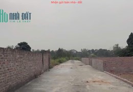 BÁN ĐẤT ĐẸP THÔN VỤ BẢN, MINH TRÍ, SÓC SƠN – GẦN CHỢ. GIÁ CHỈ 1,35 TỶ
