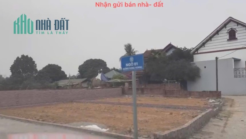BÁN ĐẤT ĐẸP THÔN VỤ BẢN, MINH TRÍ, SÓC SƠN – GẦN CHỢ. GIÁ CHỈ 1,35 TỶ
