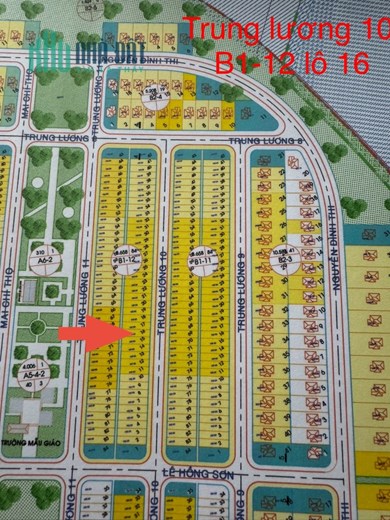 Đất Cầu Hòa Xuân,B1.12 lô 16,đường Trung Lương 10 .giá 4,7 tỷ
