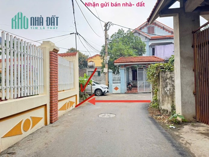 Cần bán mảnh đất thôn 1, Thạch Đà, Mê Linh, Hà Nội. Cách chợ Thạch Đà 600m.