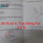 Đất đô Thị Số 4, Đường 22,5m ,sông Cổ Cò,Trục thông FPT ,240m /5.2 tỷ