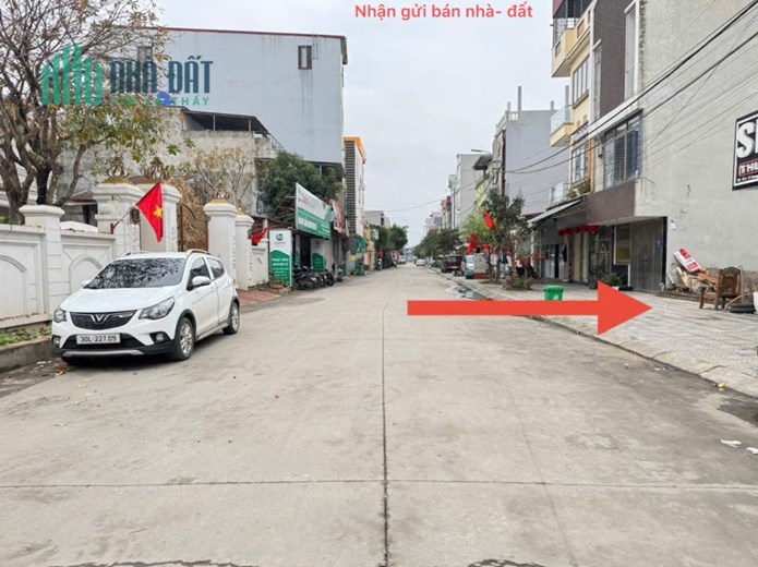Bán đất dịch vụ tổ 5, Quang Minh, Mê Linh. Mặt tiền kinh doanh, đường rộng 8m, có vỉa hè.