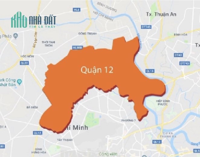 Cần bán kho xưởng đất 1237-1726-2963m2 Thạnh Lộc Quận 12