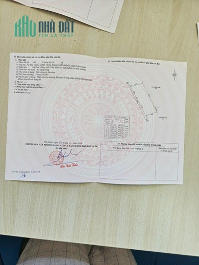 bán lô đất 10tr/m2 bãi thơm phú quốc DT 838M2 Mặt đường DT973 
0832865116