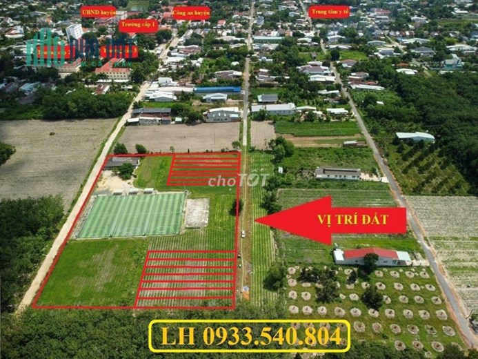 Đất mặt tiền TT tân châu, khu phố 4, gần trường học cấp 1,2. DT 250m2, sổ riêng
