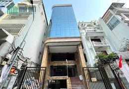 Cho Thuê Tòa Văn Phòng 9 Tầng Xây Mới MP Trung Liệt, Vị Trí Lô Góc,DT 267m2. Giá 290 Tr/th