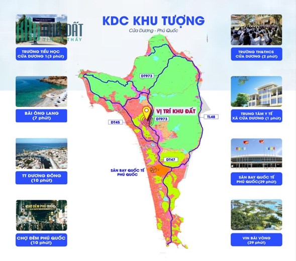 BÁN LÔ ĐẤT KHU TƯỢNG CỬA DƯƠNG PHÚ QUỐC THỔ CƯ 2TY400TR DT200m2 0832865116