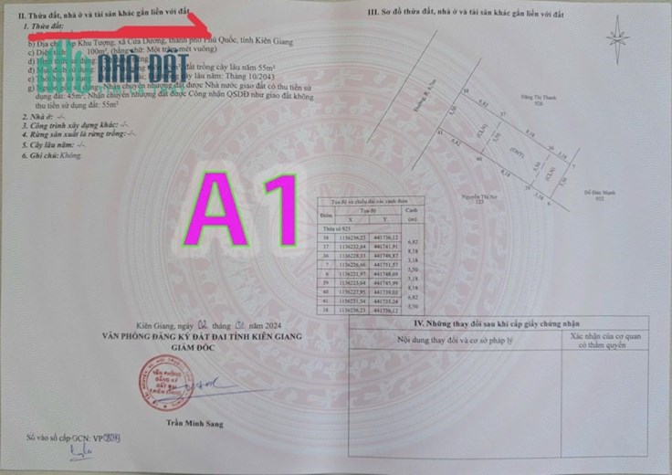 BÁN LÔ ĐẤT KHU TƯỢNG CỬA DƯƠNG PHÚ QUỐC THỔ CƯ 2TY400TR DT200m2 0832865116