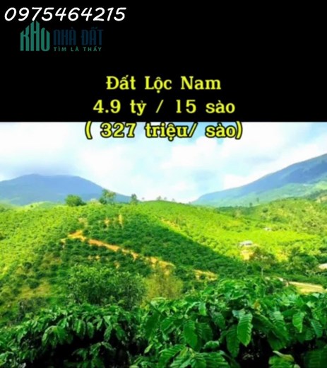 Thôn 10, xã Lộc Nam, huyện Bảo Lâm, Lâm Đồng
 • Mặt tiền đường nhựa hơn 200m,15 sào đất vườn sầu