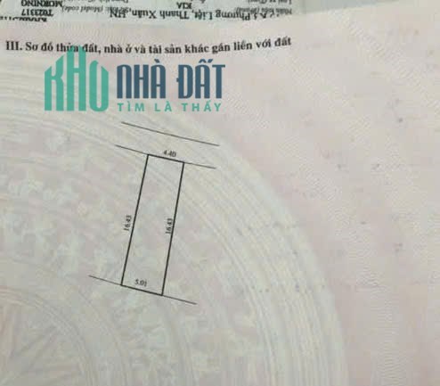 Bán lô đất tổ dân phố số 7, thị trấn Quang Minh, Mê Linh, Hà Nội. Gần đường Võ Văn Kiệt.