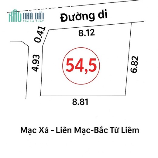 💥 Bán Đất Lô Góc Đẹp – Mạc Xá, Liên Mạc – Giáp Thụy Phương – Bắc Từ Liêm – Giá Cực Tốt! 💥